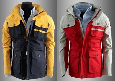 Army Military Multi-Pocket Hoodie Sweater Jacket