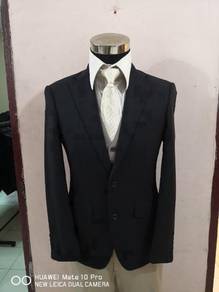 Black Blazer Coat Jacket Mens No404 saiz/size M