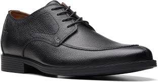 New Clarks Whiddon Apron Black Full Leather Size U