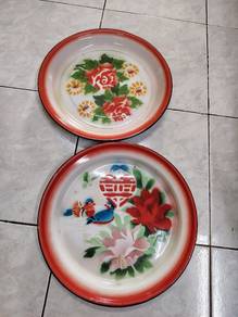 old metal plate