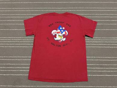 Vintage TROOP 544 fort walton X gildan M 1609