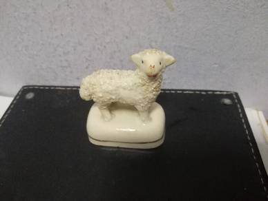 Vintage Figurine Porcelain Lamb