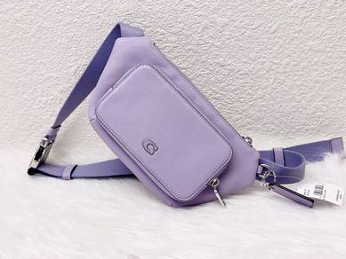 Coach Belt Bag With Signature Canvas