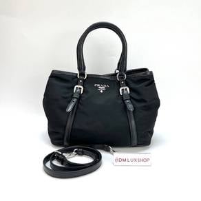 Preloved Prada Tessuto Nylon Black SHW