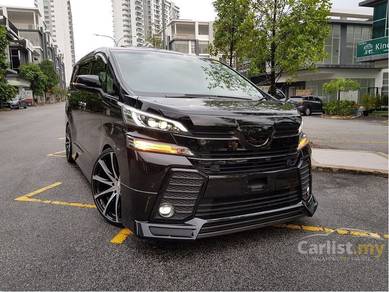 Toyota vellfire 15-17 zg front bumper set admirati