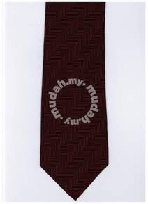 Red Maroon Strip Top Quality Formal Neck Tie
