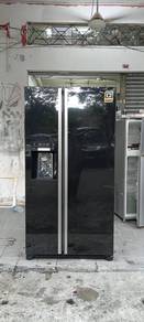 Sharp inverter side by side doors fridge ice maker