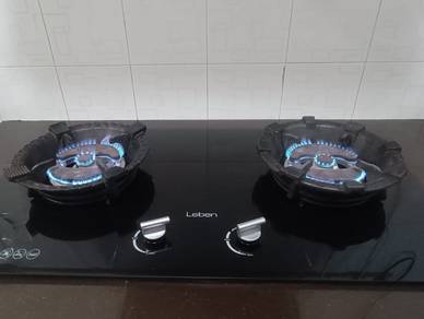 Leben - 2 Burner Glass Top Gas Hob