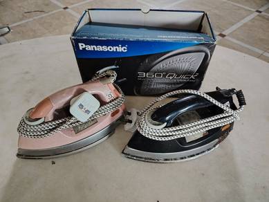 Bundle Sale – 2 Panasonic Electric Irons | Working