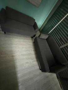 HEMLINGBY 2-seat sofa dark grey.