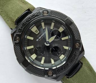 Casio G-Shock GST S130 G-STEEL Army Green SOLAR