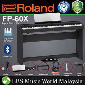 Roland FP-60X 88 Key Digital Piano(Black) Package