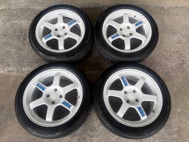 Rim te37 thailand 16 inch alza vios myvi jazz city