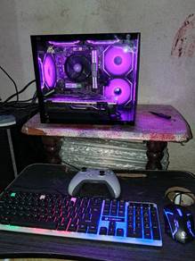 pc gaming ryzen 5 5500 + rx580 8gb +controller 