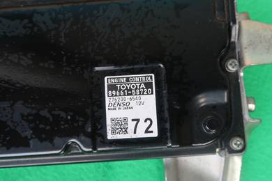 Toyota agh30 engine ecu 72