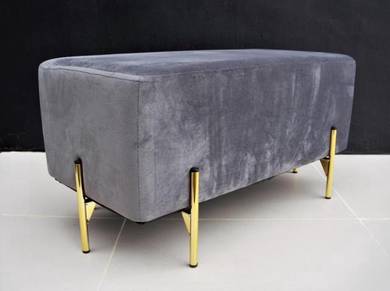 Velvet Tufted Ottoman - FRM4006