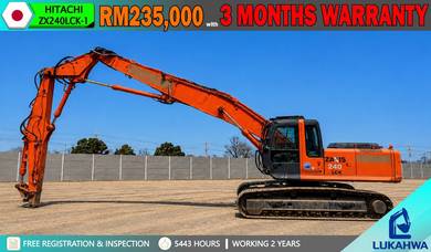 [JAPAN IMPORTED]HITACHI ZX240LCK-1 Mesin Excavator