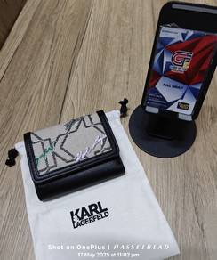 Karl Largefeld K/MONO SIGN SMALL WALLET