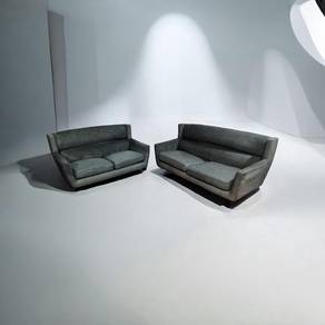 Fabric Sofa Set (2-Seater + 3-Seater) – Grey | Goo