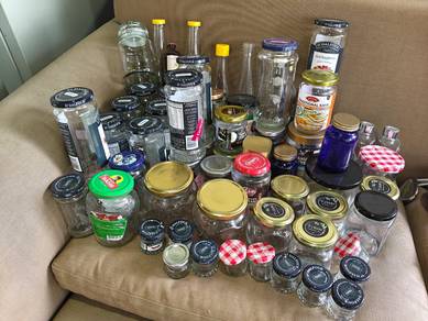 50+ different glass jars