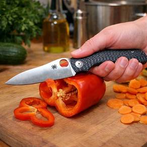 Spyderco Kapara Chef's Knife Vegetable And Fruit F