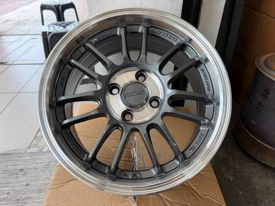 Re30 15inch 4x100 Grey —Rim baru—
