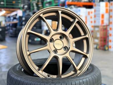 NEW 16 AOW ZE40 Bronze Rim City Jazz Vios Yaris