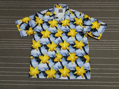 QUIKSILVER full print hawaiian shirt L 1793