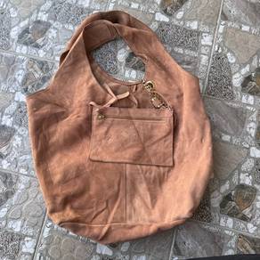 suede slouchy shoulder Pop Corn Milano bag leather