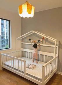 Wood bed frame Katil Tidur Children Big size frame