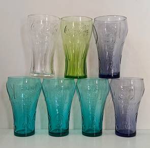 Lot Gelas Coca-Cola Contour Glasses
