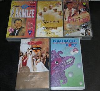 5 ORIGINAL MALAY VIDEO TAPE Cassette