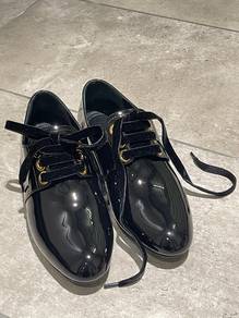 Made In Italy Women’s PRADA Black Oxford Shoes