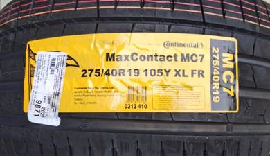 275 40 19 CONTINENTAL MC7 Tayar Tyre New 2025