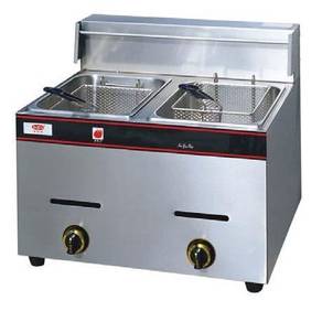 Double-Tank Deep Fryer Gas 6L+6L LPG