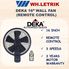 Deka Wall Fan (Remote Control)