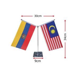 Table Flag Stand (Double) Y Shape