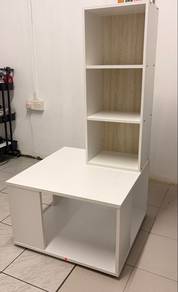 table and mini cabinet