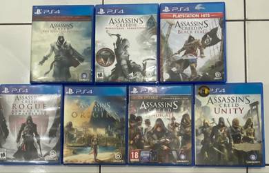 PS4 CD Games Used (Assasin Creed Edition)!!