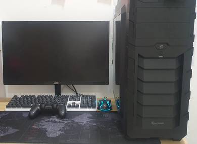 FULL PC SET + AOC 24" 75Hz MONITOR | COMPLETE G
