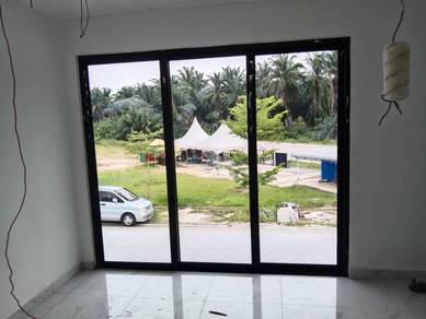 Pintu Sliding Kace Bilik Office-- Aluminum-Kace