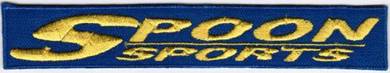 Spoon Sports #TRBU Text Logo Car Bicycle Patch