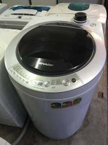 Basuh Sharp Top Load Mesin Recon Fully Auto Washer