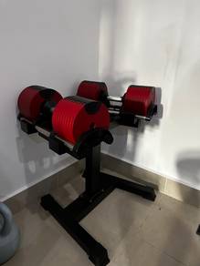 Adjustable dumbbell set