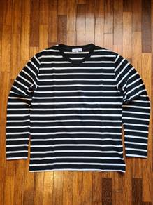 United Arrows Striped Long Sleeve Tee