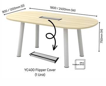 8 Feet B Oval Meeting Table - Home Office Table