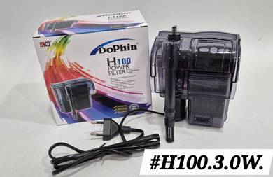 Dophin H100 Power Filter Aquarium Fish Ikan