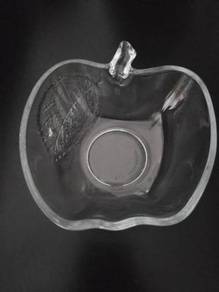 Apple Shape Glass Bowl