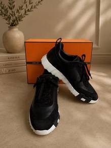 Hermes Bouncing Sneakers Black (size 45)