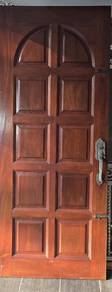 Wooden oak door